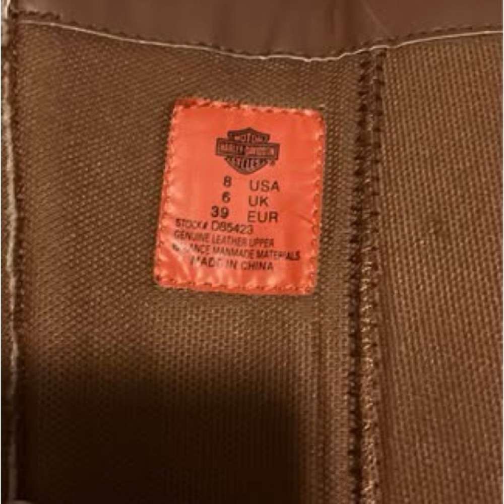 Harley-Davidson Brown Leather Upper - image 2